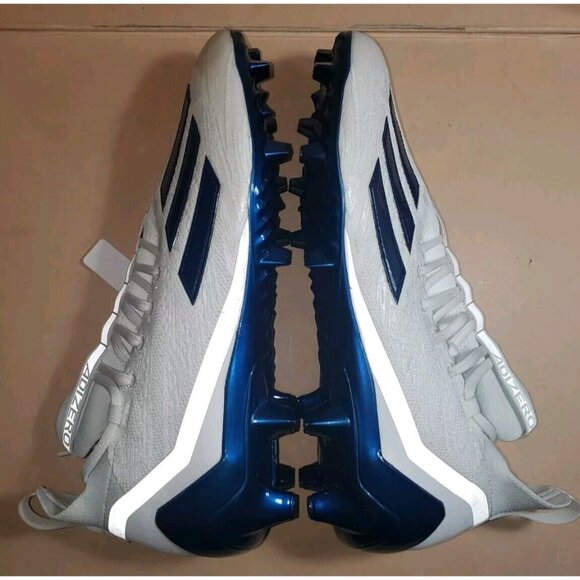 Adidas AdiZero Primeknit Football Cleats White/Blue GV9624 Men\'s size 11.5 main image 9
